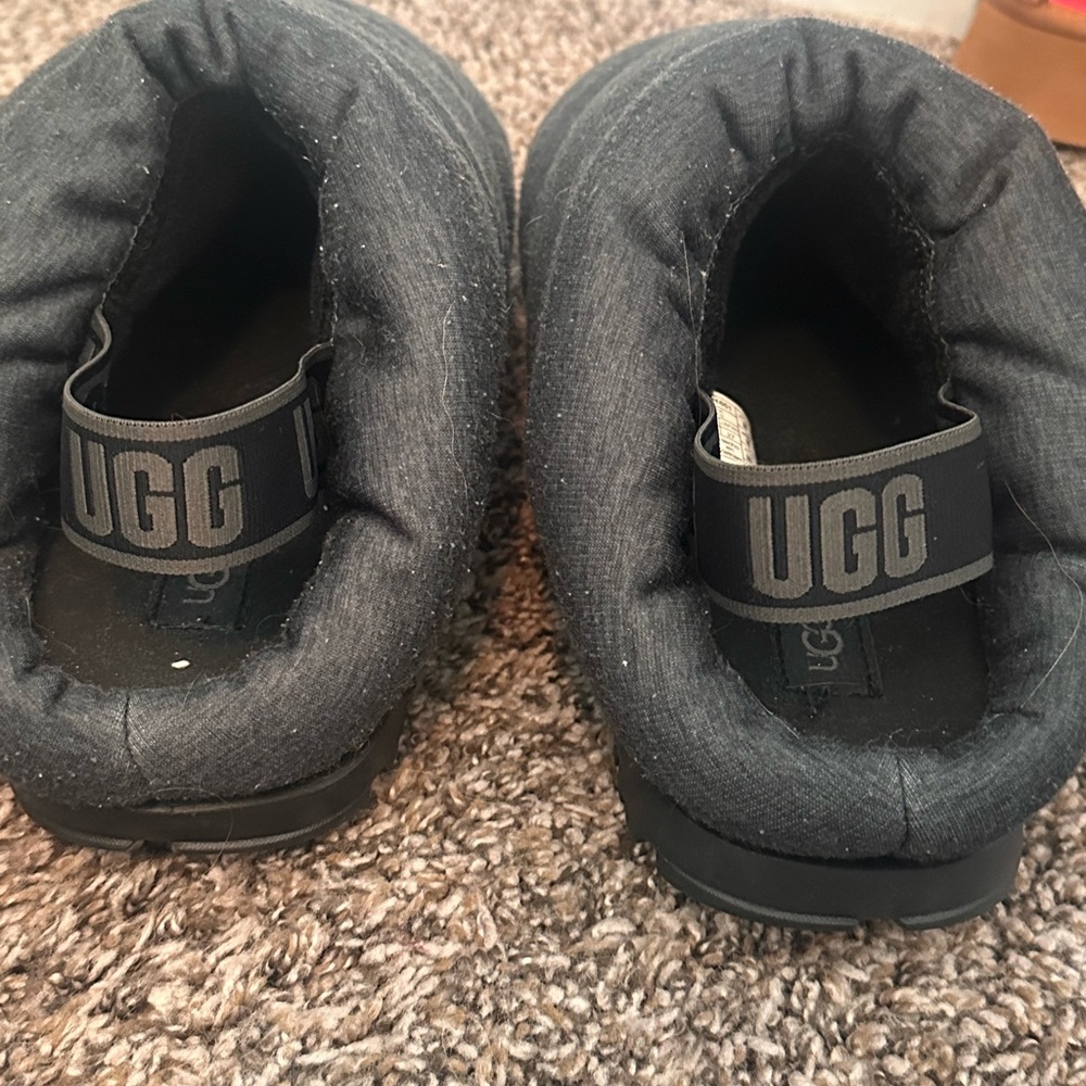 UGG Dark Gray Slippers - Picture 3 of 6